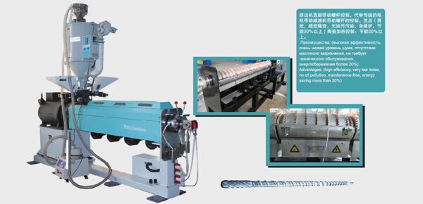 Extruder for energy-saving and environmentally friendly
