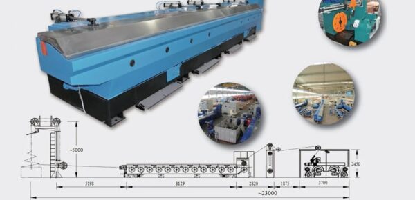 High speed big size sliding type drawing machine for Al and A-allOy BAOC-LHD450